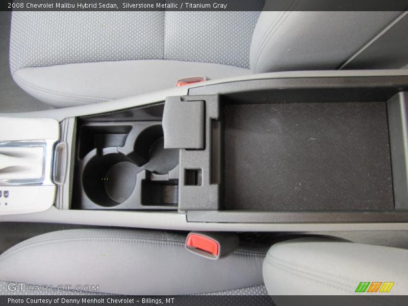 Silverstone Metallic / Titanium Gray 2008 Chevrolet Malibu Hybrid Sedan