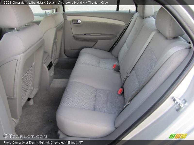 Silverstone Metallic / Titanium Gray 2008 Chevrolet Malibu Hybrid Sedan