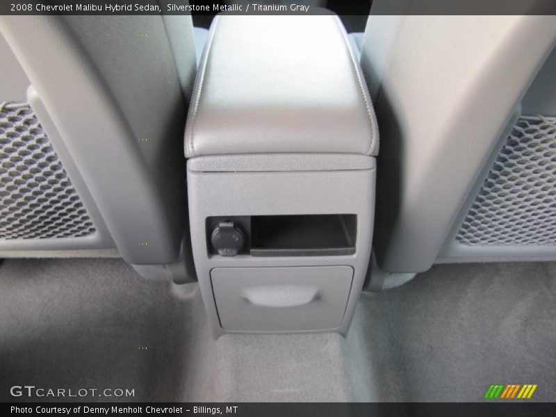 Silverstone Metallic / Titanium Gray 2008 Chevrolet Malibu Hybrid Sedan