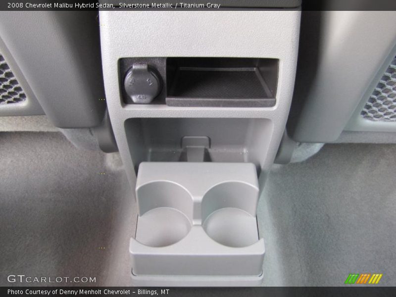 Silverstone Metallic / Titanium Gray 2008 Chevrolet Malibu Hybrid Sedan