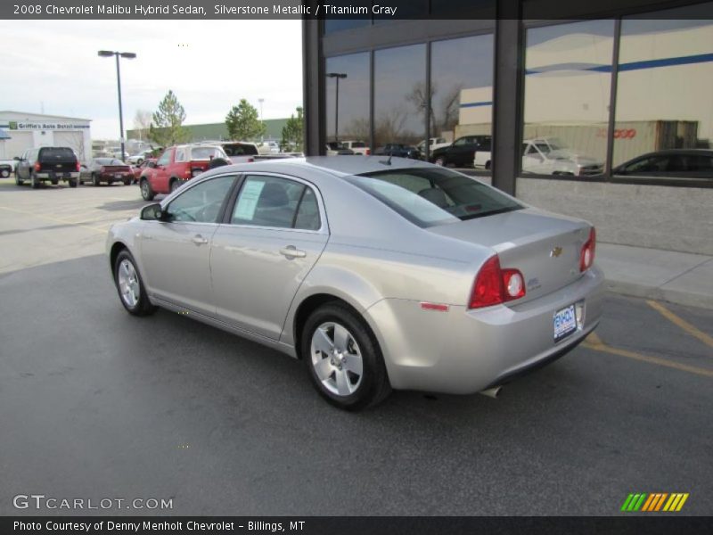 Silverstone Metallic / Titanium Gray 2008 Chevrolet Malibu Hybrid Sedan