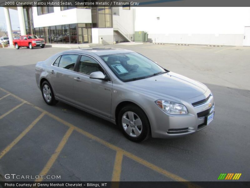 Silverstone Metallic / Titanium Gray 2008 Chevrolet Malibu Hybrid Sedan