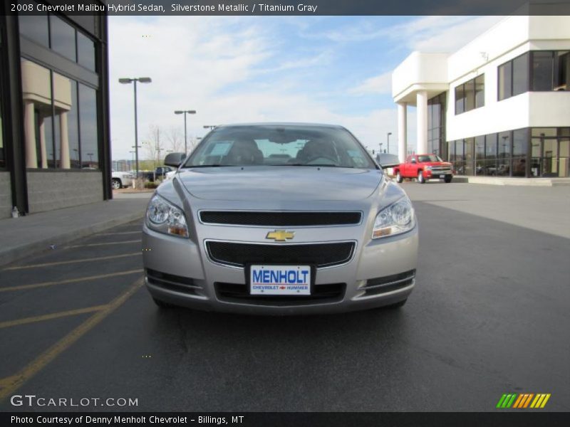 Silverstone Metallic / Titanium Gray 2008 Chevrolet Malibu Hybrid Sedan