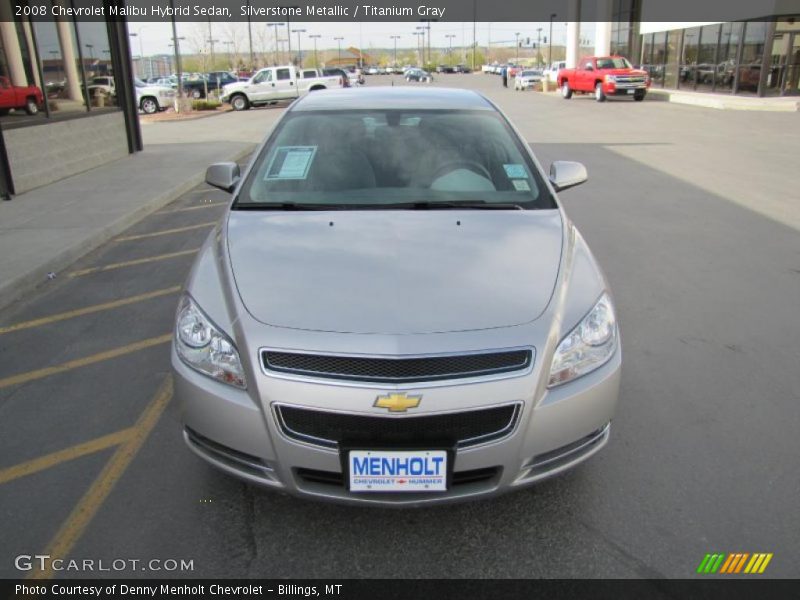 Silverstone Metallic / Titanium Gray 2008 Chevrolet Malibu Hybrid Sedan