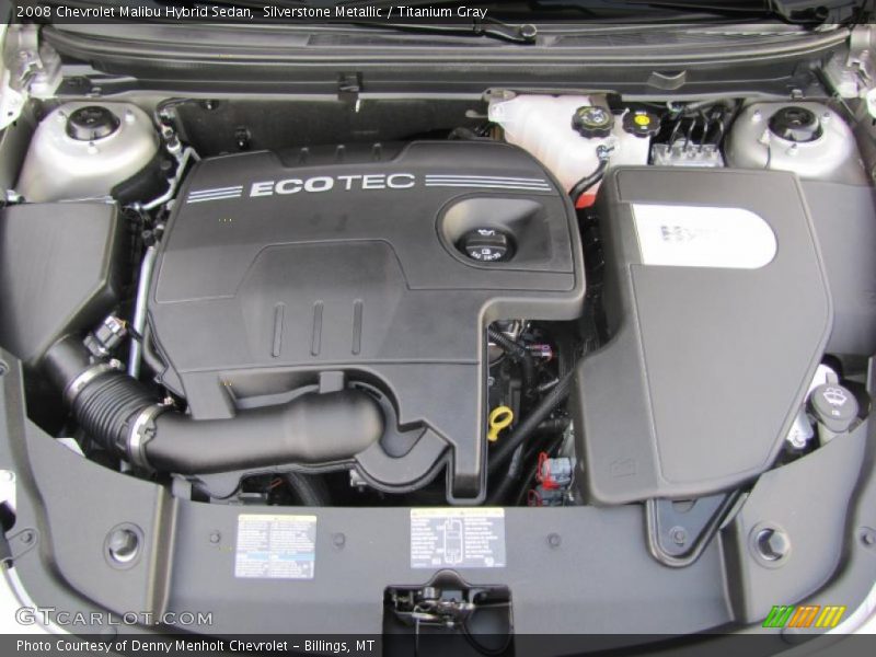  2008 Malibu Hybrid Sedan Engine - 2.4 Liter H DOHC 16-Valve VVT Ecotec 4 Cylinder Gasoline/Electric Hybrid