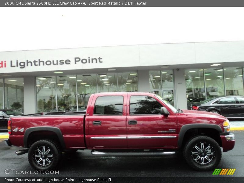 Sport Red Metallic / Dark Pewter 2006 GMC Sierra 2500HD SLE Crew Cab 4x4