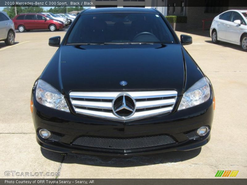Black / Black 2010 Mercedes-Benz C 300 Sport