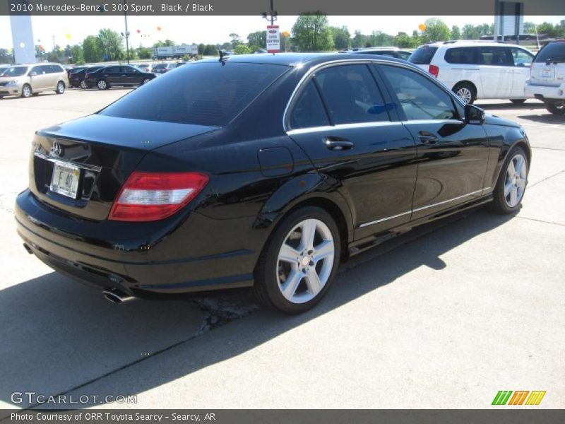 Black / Black 2010 Mercedes-Benz C 300 Sport