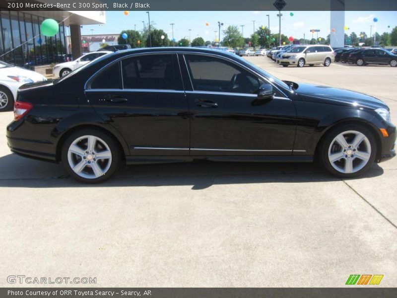 Black / Black 2010 Mercedes-Benz C 300 Sport
