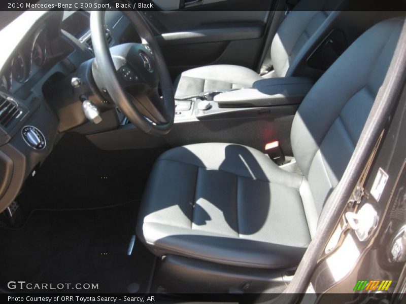 Black / Black 2010 Mercedes-Benz C 300 Sport