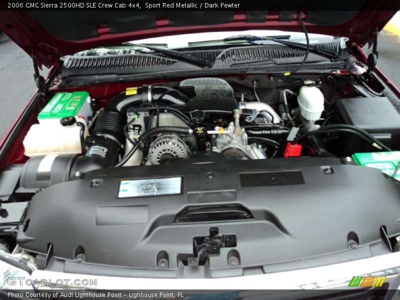 Sport Red Metallic / Dark Pewter 2006 GMC Sierra 2500HD SLE Crew Cab 4x4