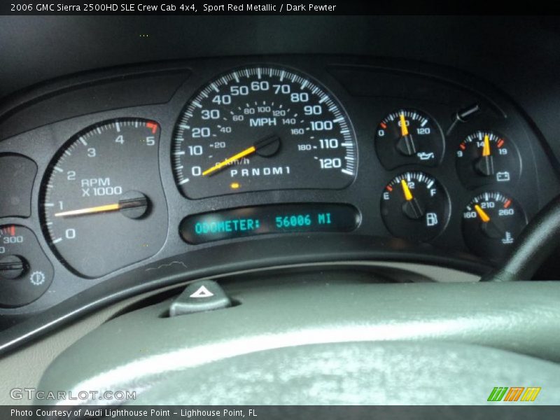 Sport Red Metallic / Dark Pewter 2006 GMC Sierra 2500HD SLE Crew Cab 4x4