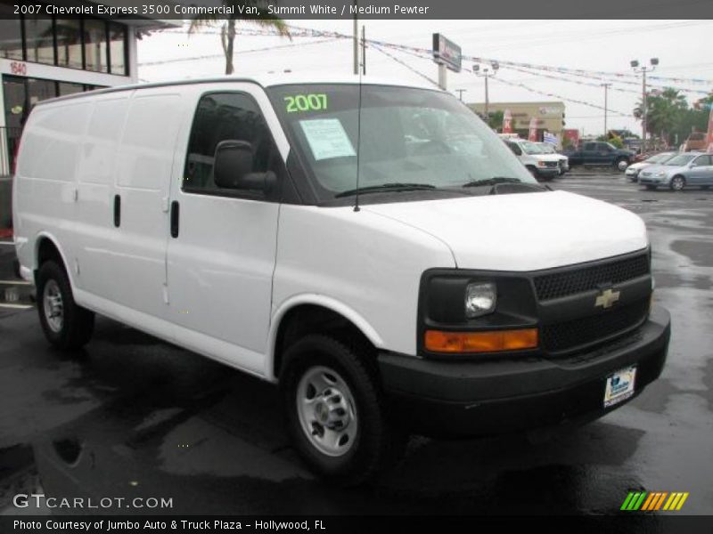 Summit White / Medium Pewter 2007 Chevrolet Express 3500 Commercial Van