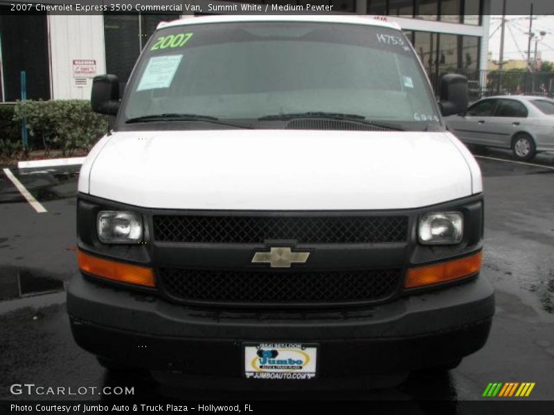 Summit White / Medium Pewter 2007 Chevrolet Express 3500 Commercial Van