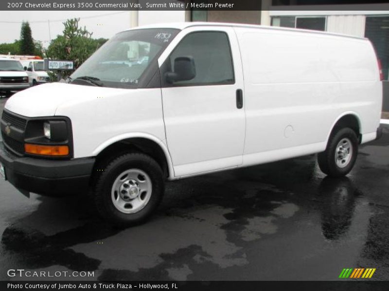 Summit White / Medium Pewter 2007 Chevrolet Express 3500 Commercial Van