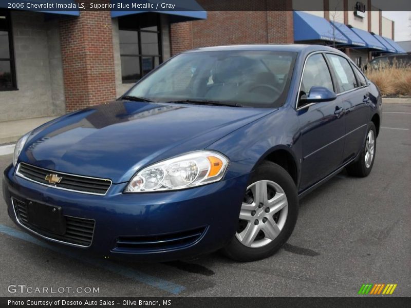 Superior Blue Metallic / Gray 2006 Chevrolet Impala LS