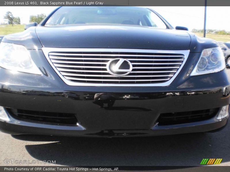 Black Sapphire Blue Pearl / Light Gray 2008 Lexus LS 460