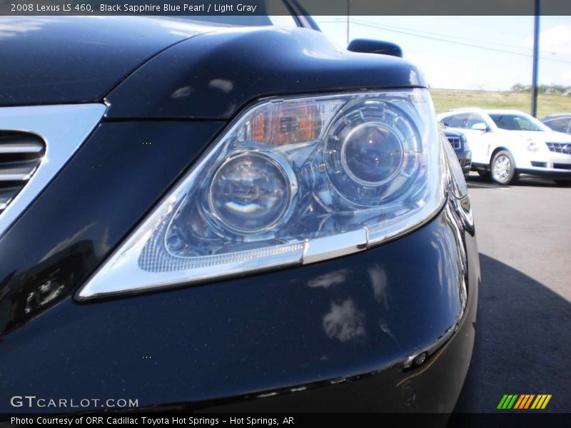 Black Sapphire Blue Pearl / Light Gray 2008 Lexus LS 460