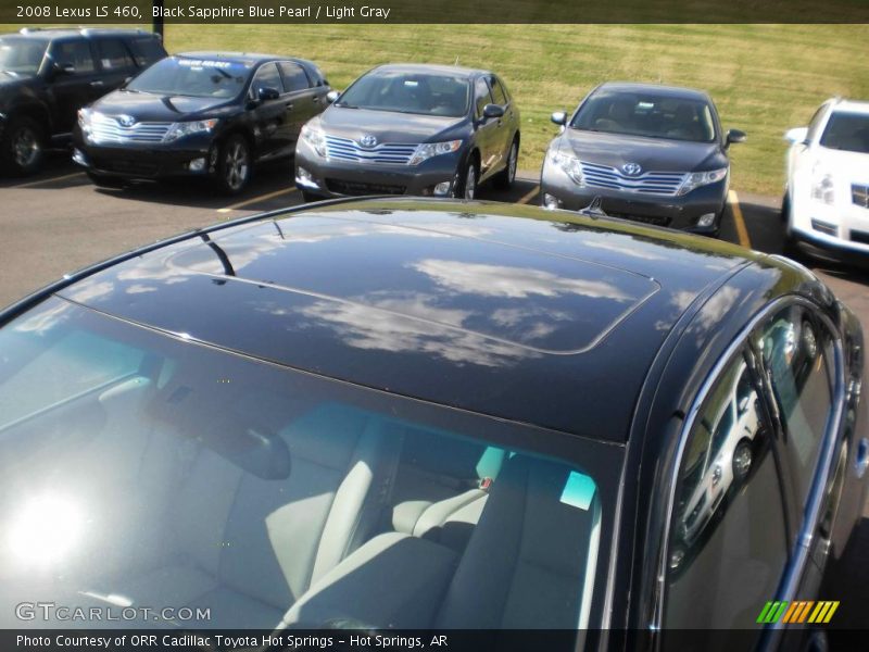 Black Sapphire Blue Pearl / Light Gray 2008 Lexus LS 460