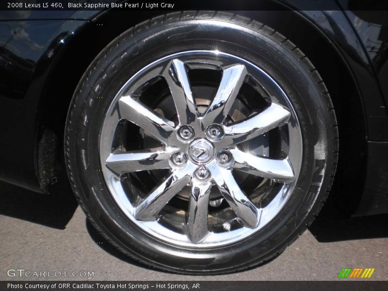 Black Sapphire Blue Pearl / Light Gray 2008 Lexus LS 460