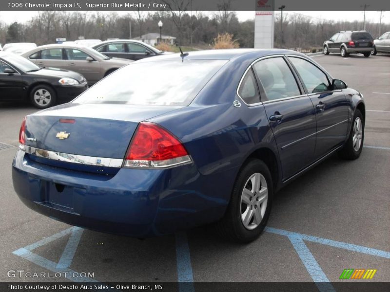Superior Blue Metallic / Gray 2006 Chevrolet Impala LS