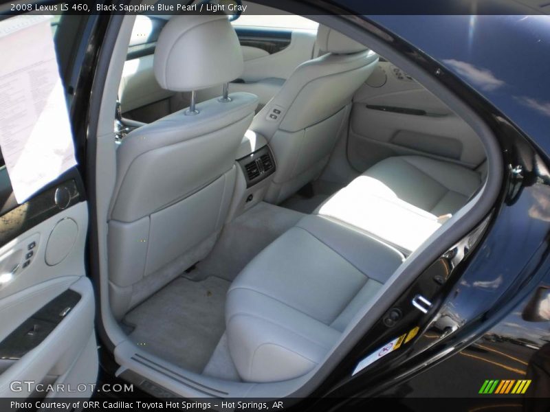 Black Sapphire Blue Pearl / Light Gray 2008 Lexus LS 460