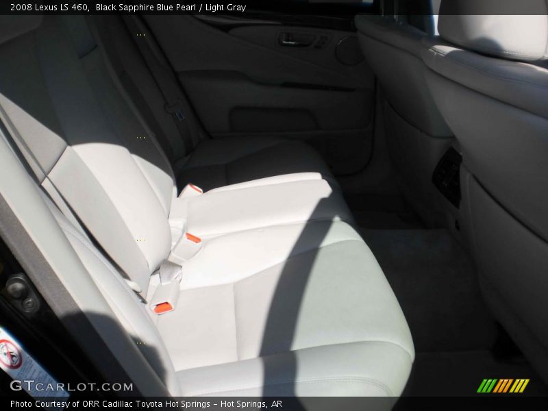Black Sapphire Blue Pearl / Light Gray 2008 Lexus LS 460