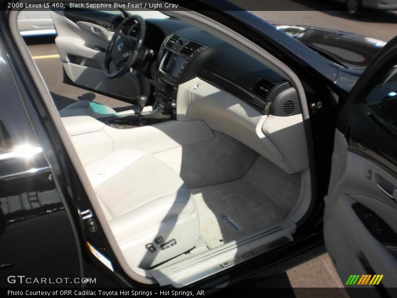Black Sapphire Blue Pearl / Light Gray 2008 Lexus LS 460