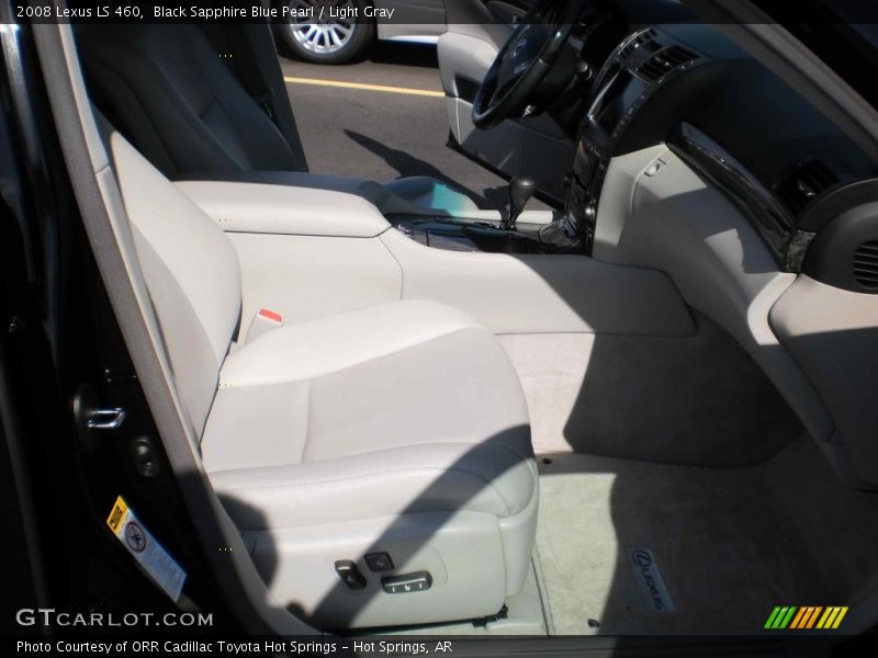 Black Sapphire Blue Pearl / Light Gray 2008 Lexus LS 460