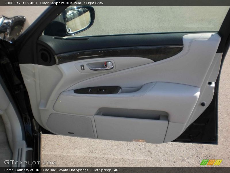 Black Sapphire Blue Pearl / Light Gray 2008 Lexus LS 460