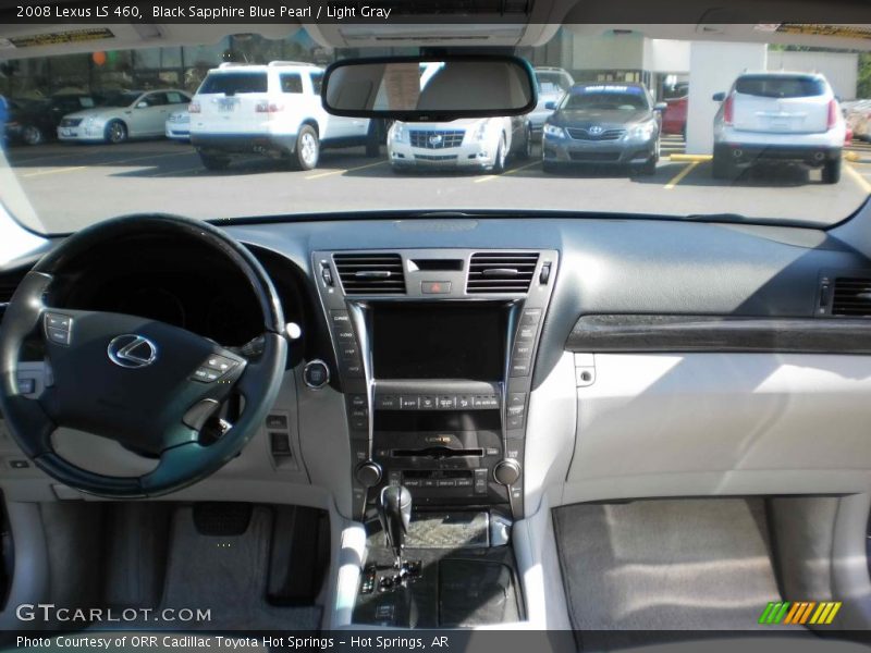 Black Sapphire Blue Pearl / Light Gray 2008 Lexus LS 460