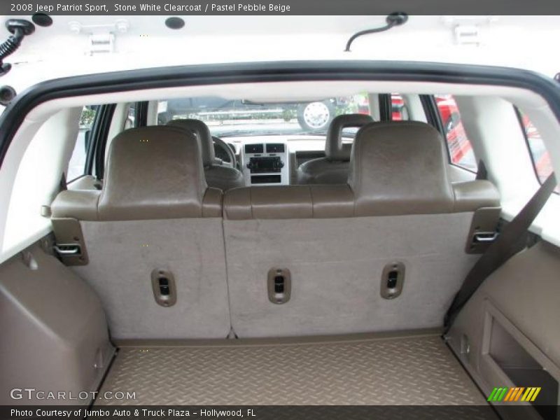 Stone White Clearcoat / Pastel Pebble Beige 2008 Jeep Patriot Sport