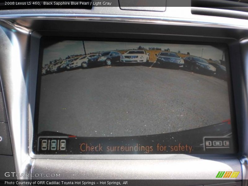 Black Sapphire Blue Pearl / Light Gray 2008 Lexus LS 460