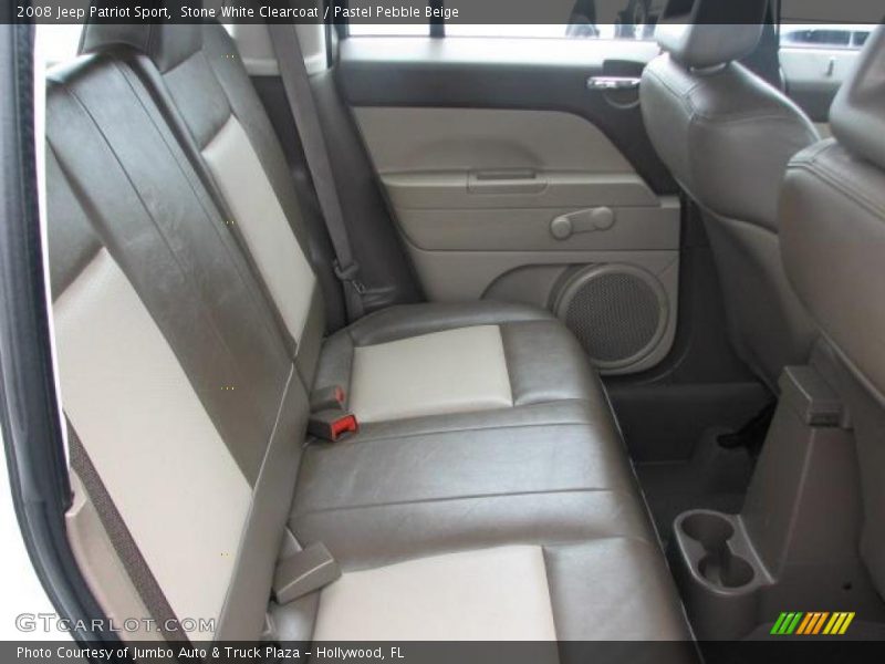 Stone White Clearcoat / Pastel Pebble Beige 2008 Jeep Patriot Sport
