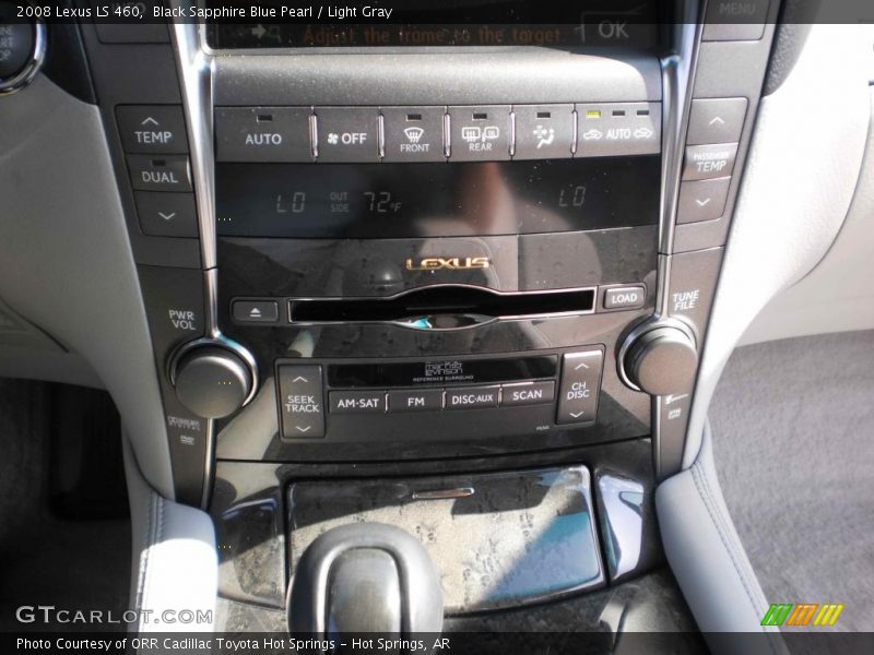 Black Sapphire Blue Pearl / Light Gray 2008 Lexus LS 460
