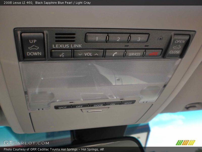 Black Sapphire Blue Pearl / Light Gray 2008 Lexus LS 460