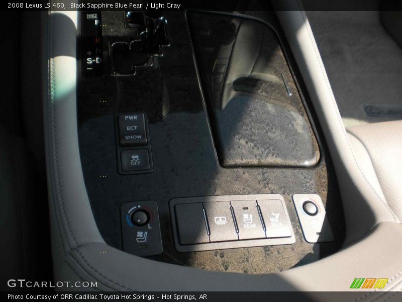 Black Sapphire Blue Pearl / Light Gray 2008 Lexus LS 460