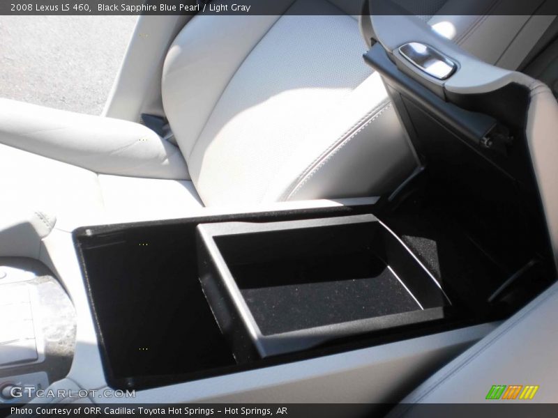 Black Sapphire Blue Pearl / Light Gray 2008 Lexus LS 460