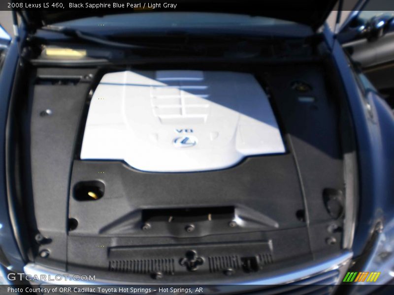 Black Sapphire Blue Pearl / Light Gray 2008 Lexus LS 460