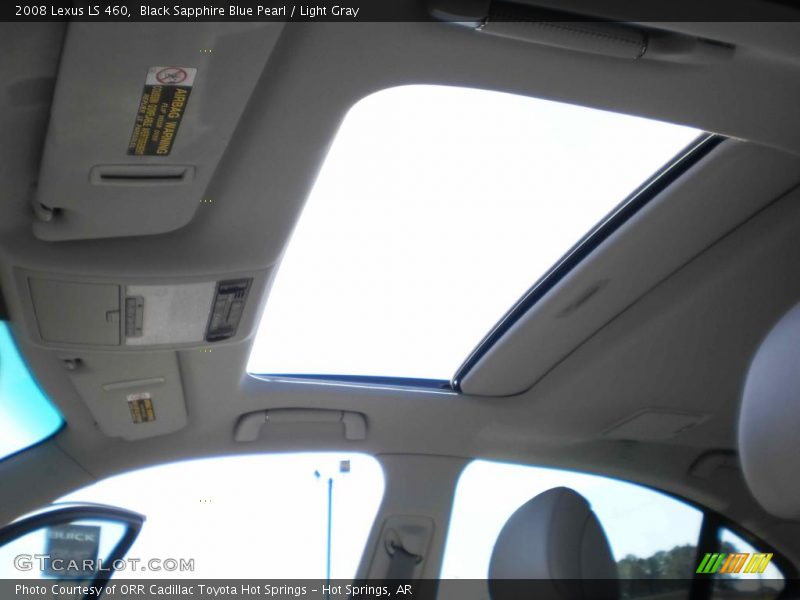 Black Sapphire Blue Pearl / Light Gray 2008 Lexus LS 460