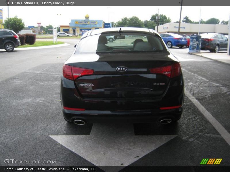 Ebony Black / Beige 2011 Kia Optima EX