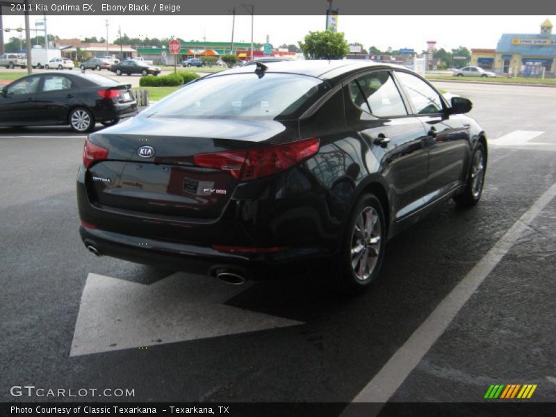 Ebony Black / Beige 2011 Kia Optima EX