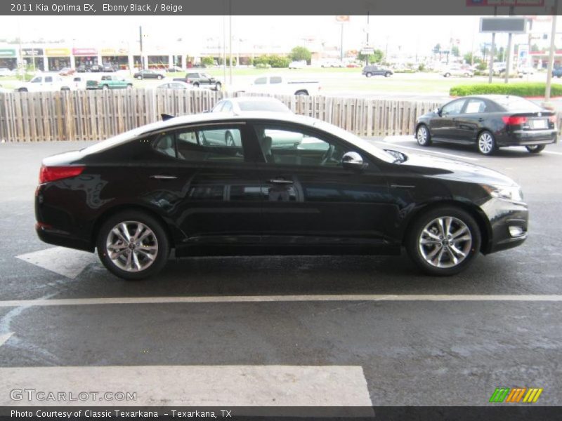Ebony Black / Beige 2011 Kia Optima EX