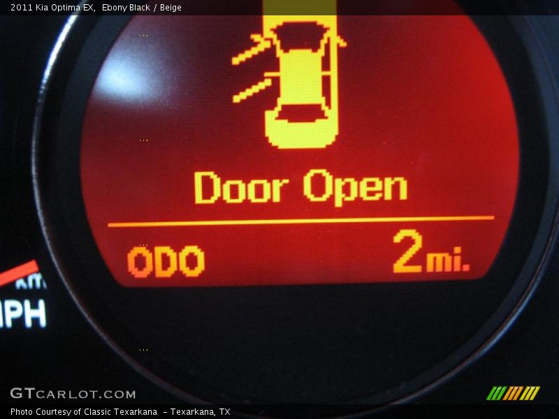 Ebony Black / Beige 2011 Kia Optima EX