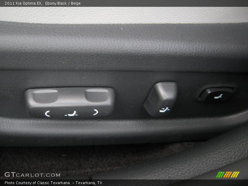 Ebony Black / Beige 2011 Kia Optima EX