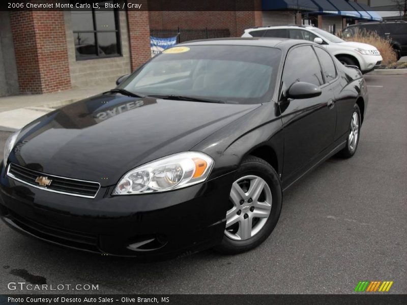 Black / Gray 2006 Chevrolet Monte Carlo LS