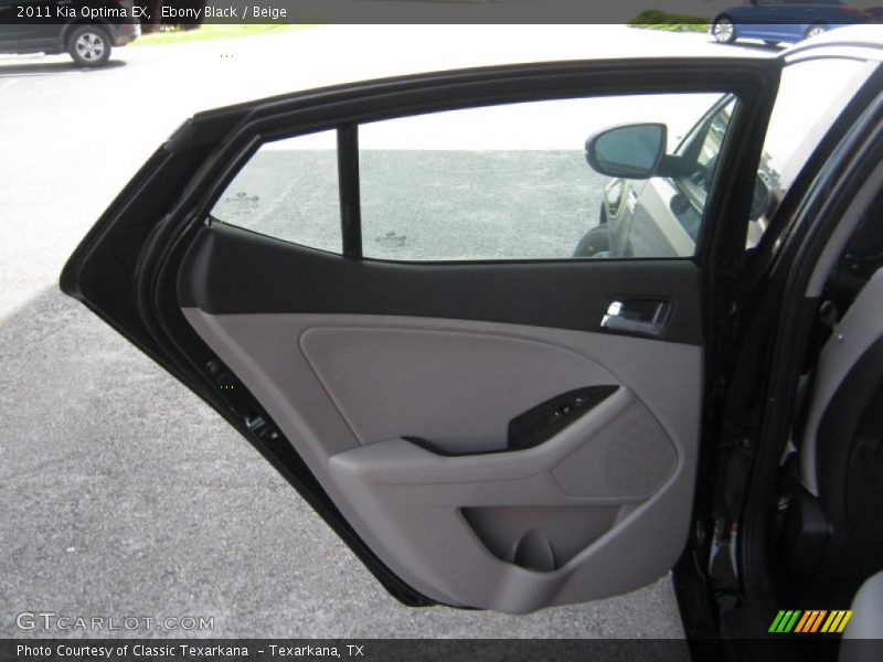 Ebony Black / Beige 2011 Kia Optima EX