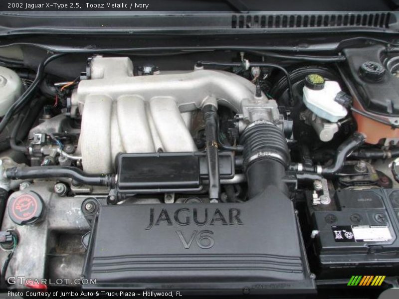 Topaz Metallic / Ivory 2002 Jaguar X-Type 2.5