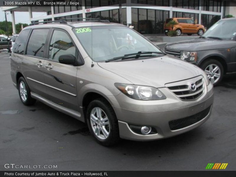 Bronze Metal / Beige 2006 Mazda MPV ES