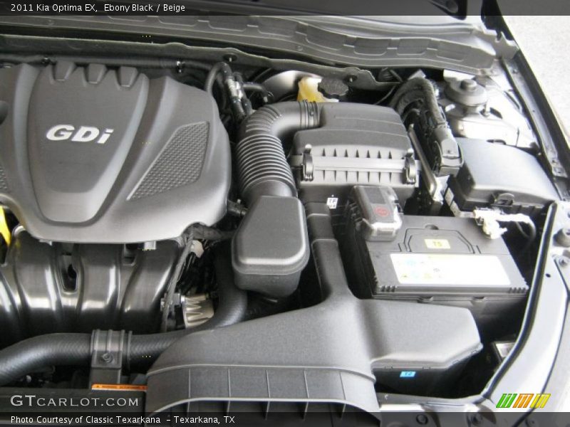 Ebony Black / Beige 2011 Kia Optima EX